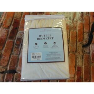 Home classics King bed mattress Ruffle Bedskirt 15" skirt drop Pristine NEW